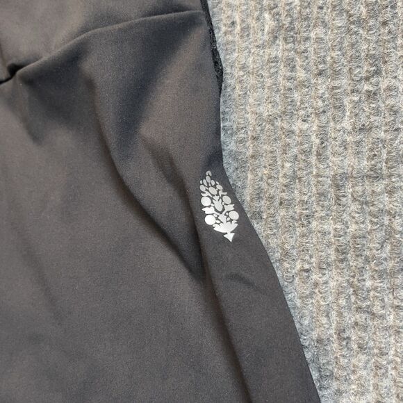 Free People FP MOVEMENT Size XS Lace Me Up One Piece Jumpsuit Black Stretch NEW - Picture 7 of 15